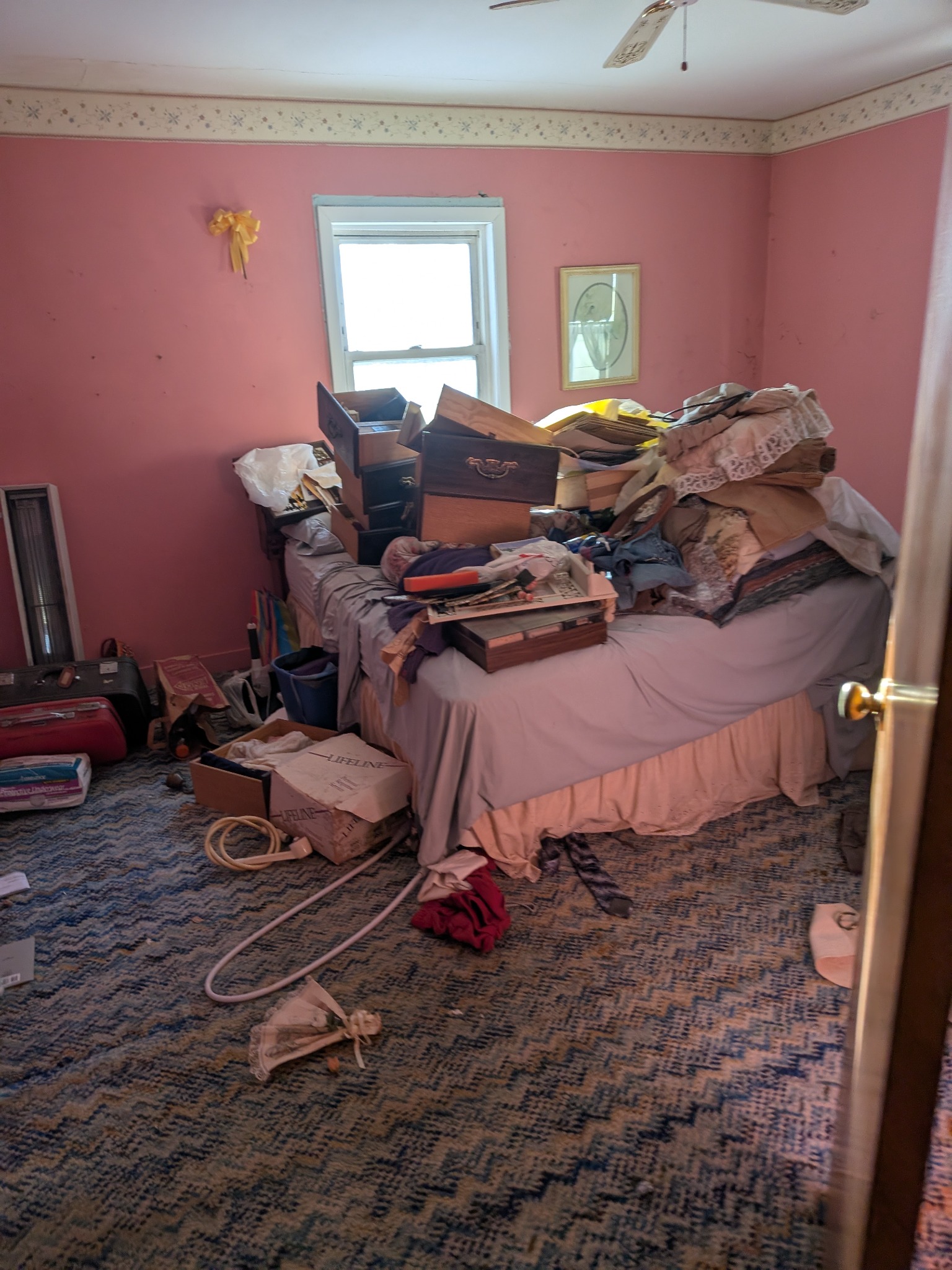Property space during cleanout work